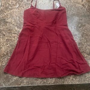 Red Sleeveless Dress
